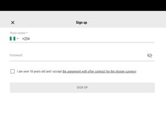 Parimatch Registration